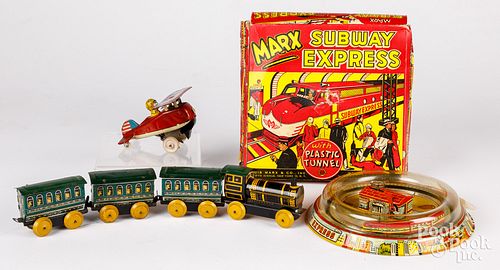 MARX SUBWAY EXPRESS, ETC.Marx tin