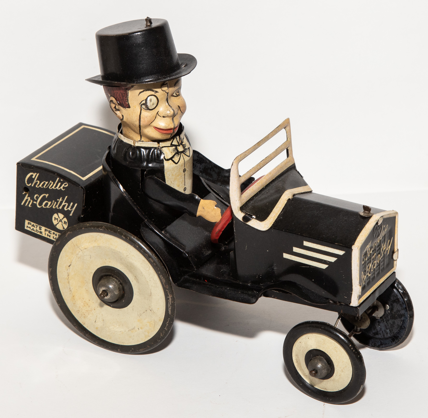 MARX TIN LITHO CHARLIE MCCARTHY CAR
