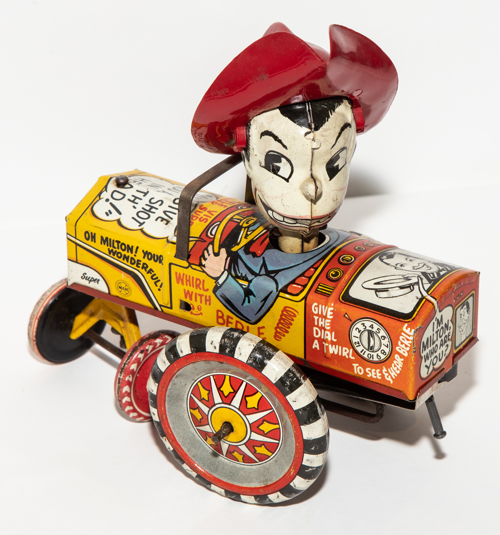 MARX TIN LITHO MILTON BERLE CAR 7