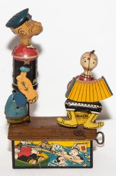 MARX TIN LITHO POPEYE & OLIVE