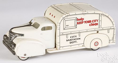MARX TIN LITHOGRAPH CITY SANITATION