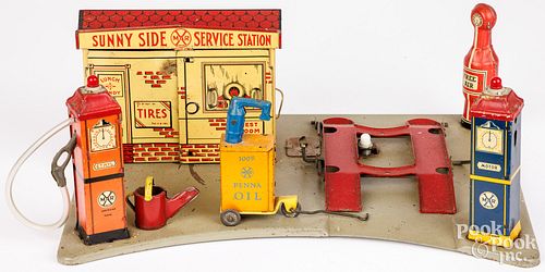 MARX TIN LITHOGRAPH SUNNY SIDE