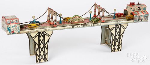 MARX TIN LITHOGRAPH WIND-UP BUSY