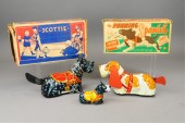 MARX TIN TOY DOG LOT Lithograp