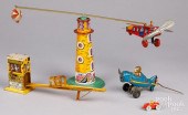 MARX WIND-UP SKY FLYER AIRPLAN
