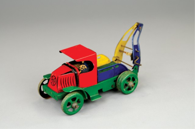 MARX WRECKER Lithographed tin red