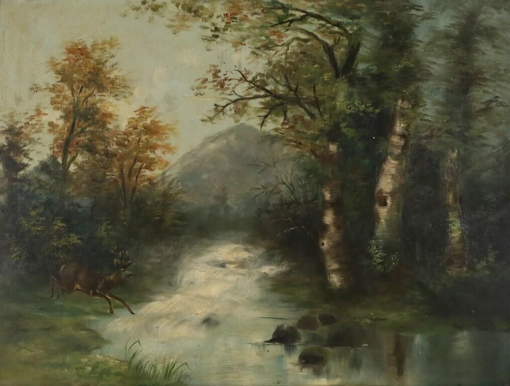 MARY BARBER OIL ON WOOD PANEL