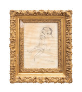 MARY CASSATT GRAPHITE DRAWING,
