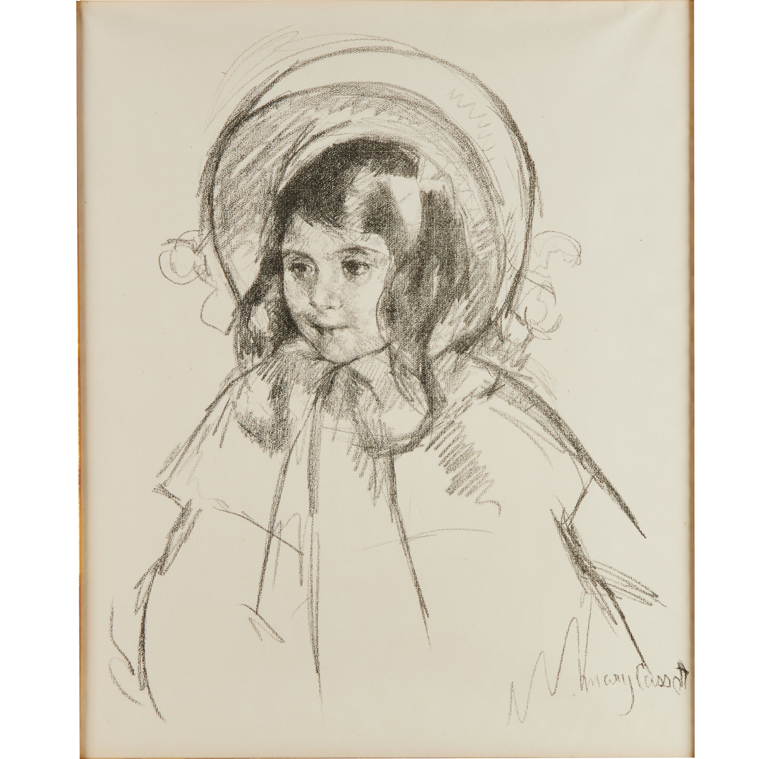 MARY CASSATT, LITHOGRAPH Mary