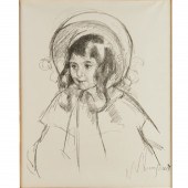 MARY CASSATT, LITHOGRAPH Mary
