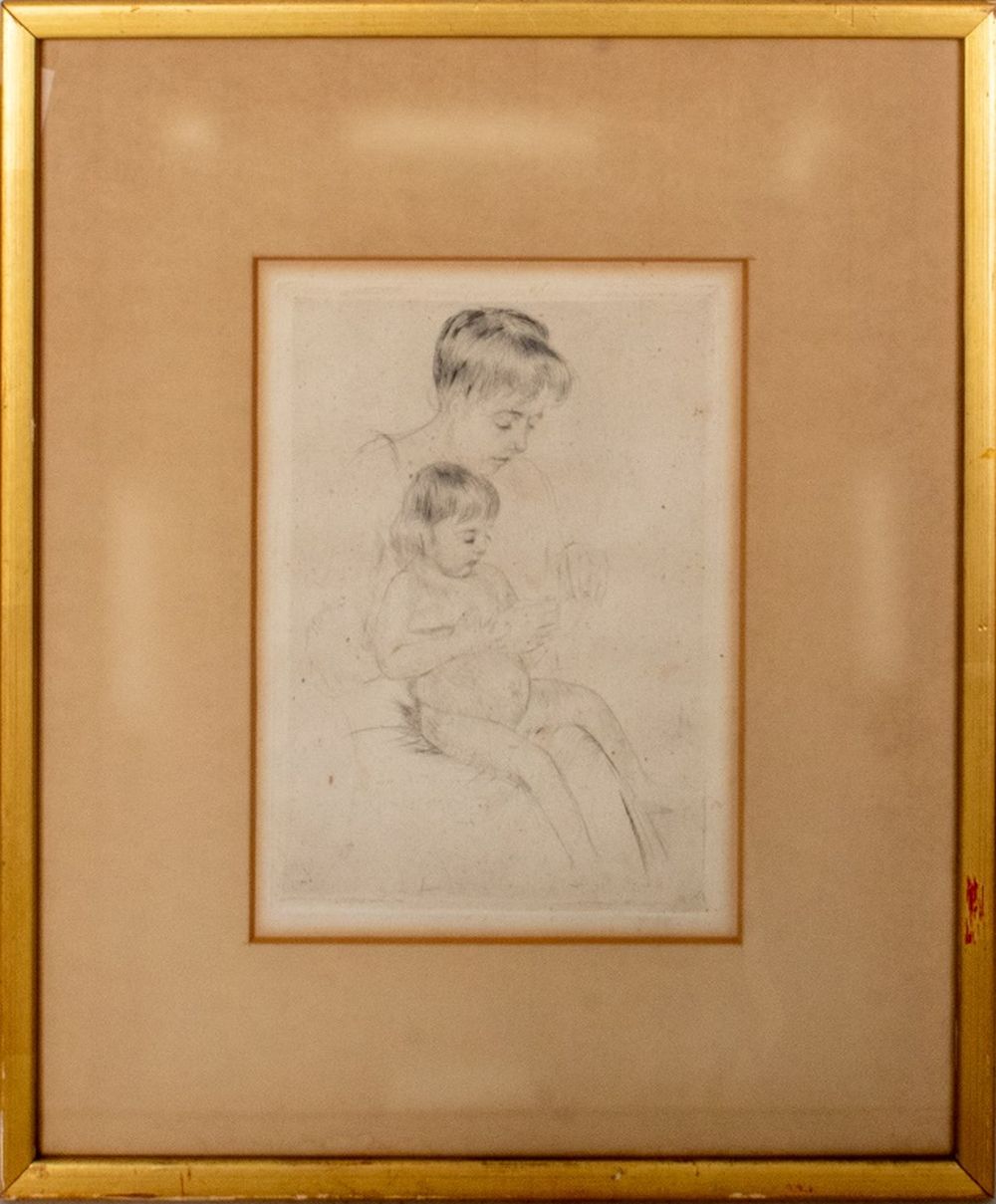 MARY CASSATT "THE MANICURE"