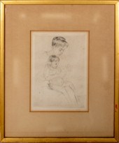 MARY CASSATT "THE MANICURE" DR