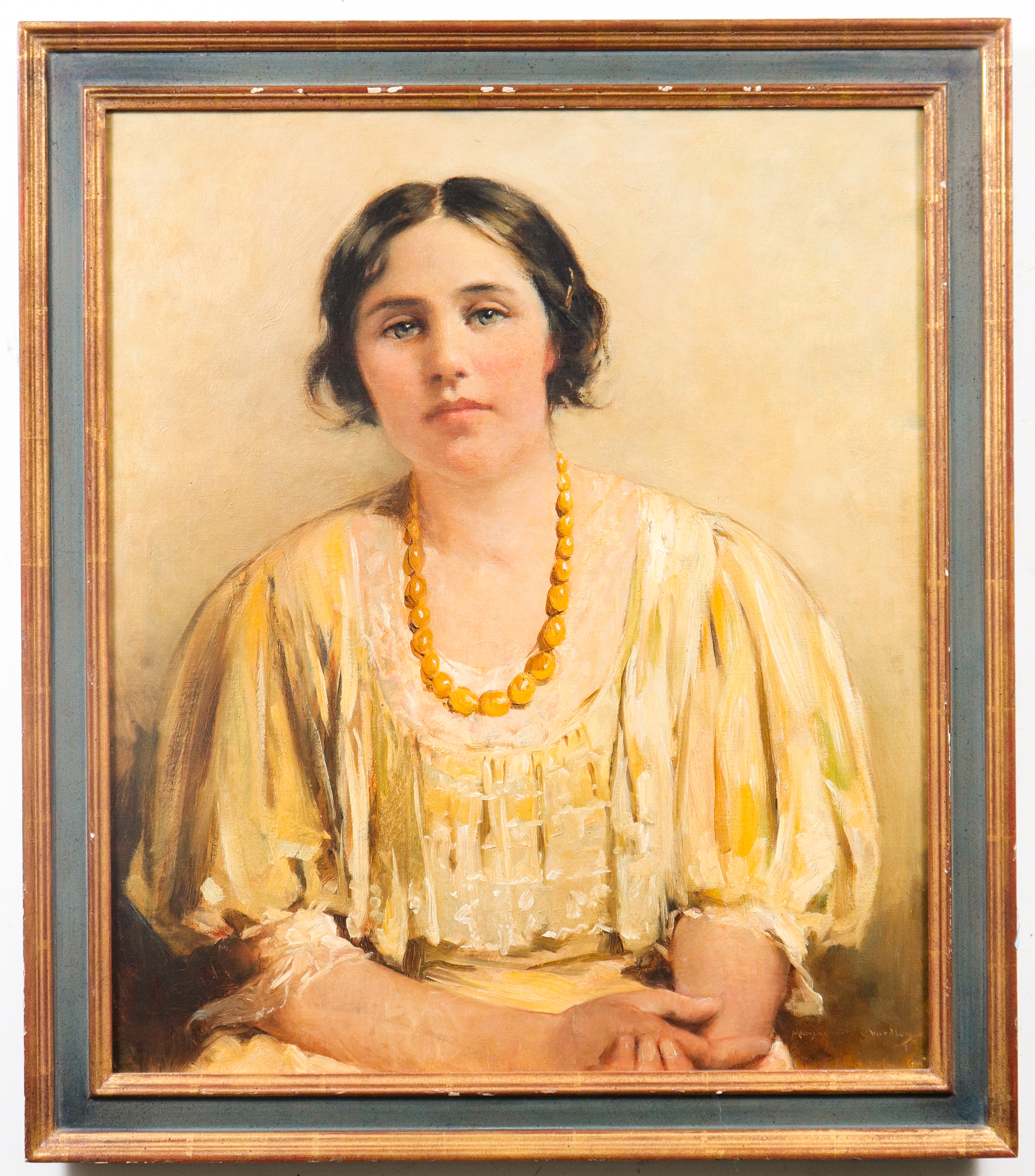 MARY CURTIS RICHARDSON PORTRAIT OIL