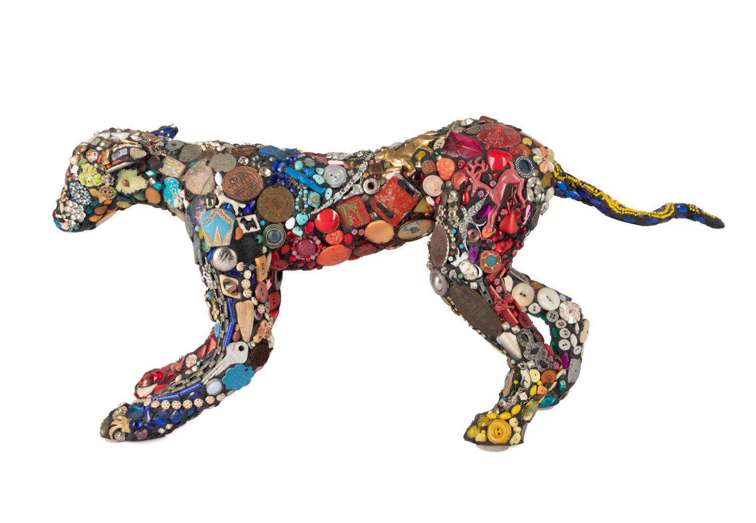 MARY ENGEL CROUCHING DOG FOUND