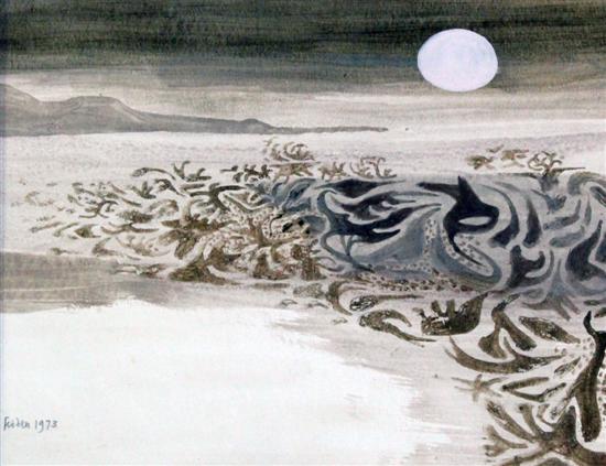 Mary Fedden (b. 1915) watercolour
