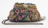 MARY FRANCES EMBELLISHED CLUTC