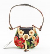 MARY FRANCES EMBELLISHED PURSE