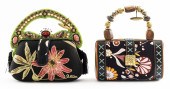 MARY FRANCES EMBELLISHED PURSE