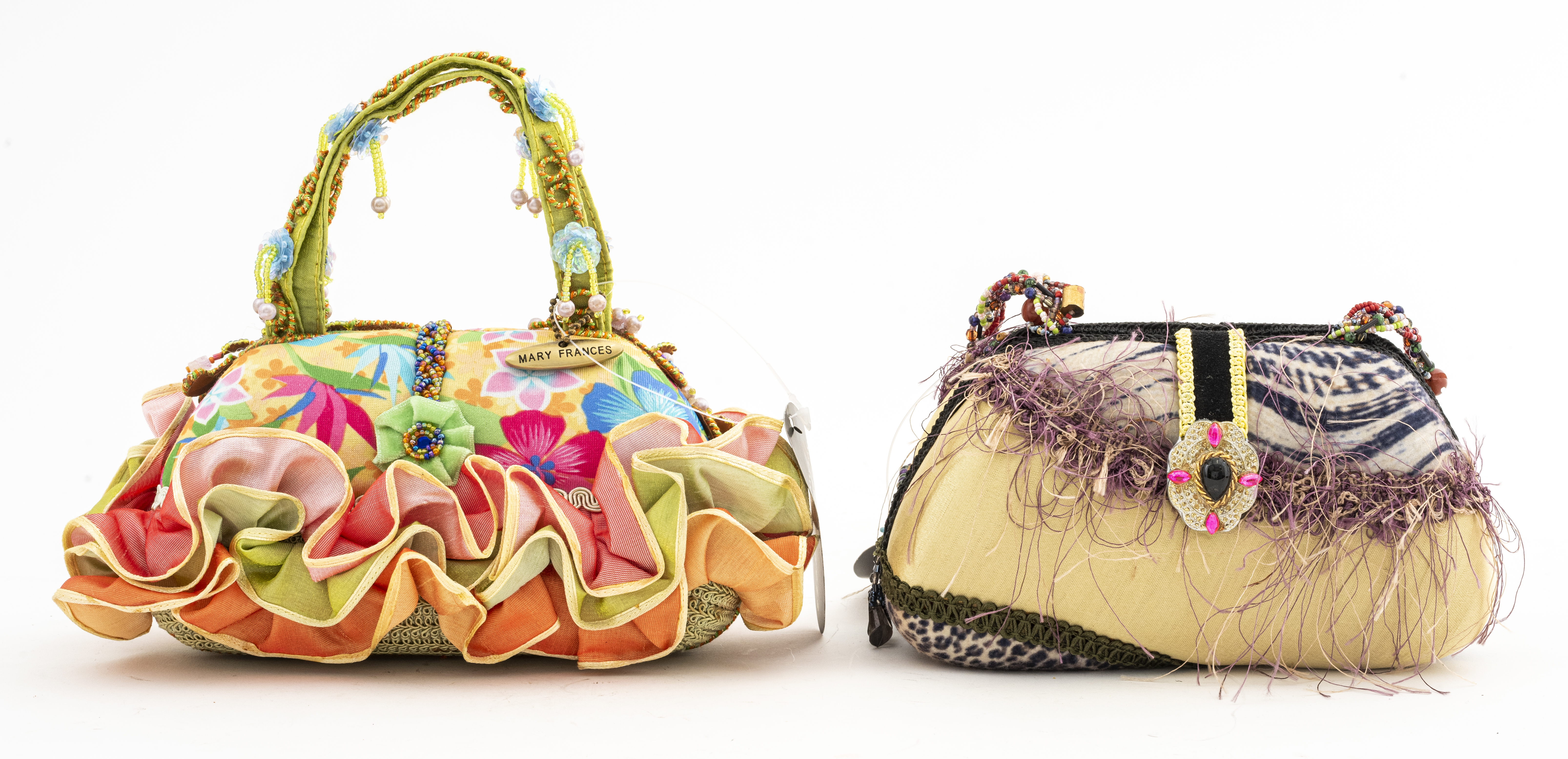 MARY FRANCES EMBELLISHED PURSES,
