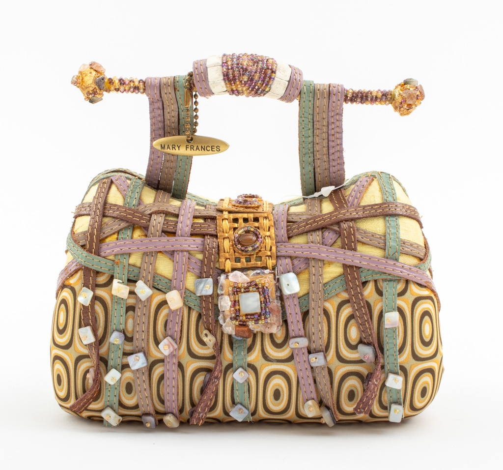 MARY FRANCES "GRIDLOCK" CLUTCH Mary