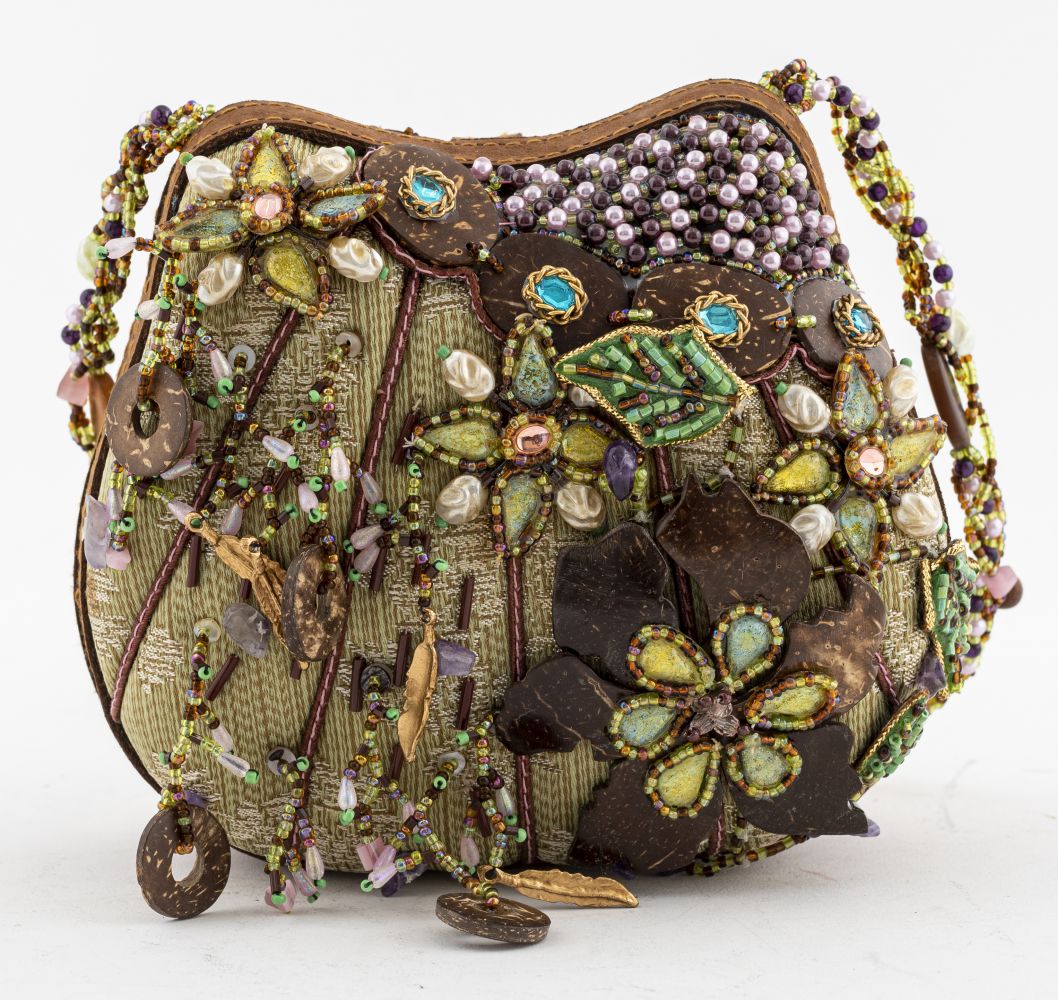 MARY FRANCES TEMPO BEADED CROSS