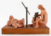 MARY FRANK NUDE FIGURAL GROUP