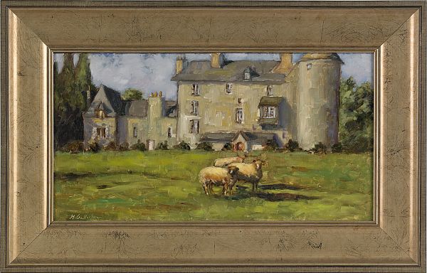 Mary Gallagher (20th c.) oil on