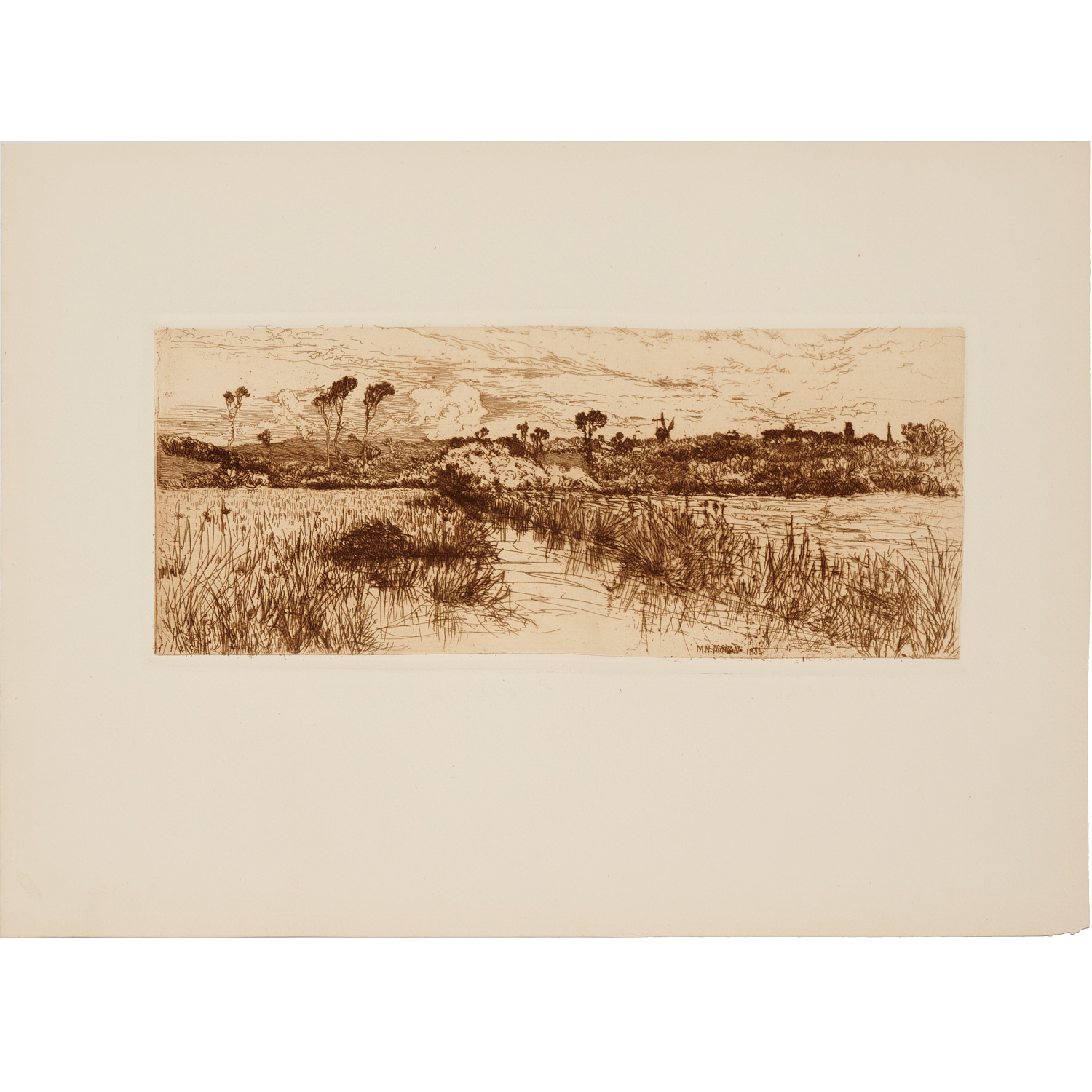MARY NIMMO MORAN, ETCHING Mary