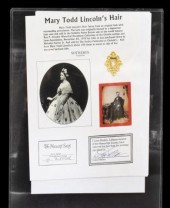 MARY TODD LINCOLN HAIR CLIPPIN