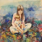 MARY VICKERS OIL ON CANVAS MOT