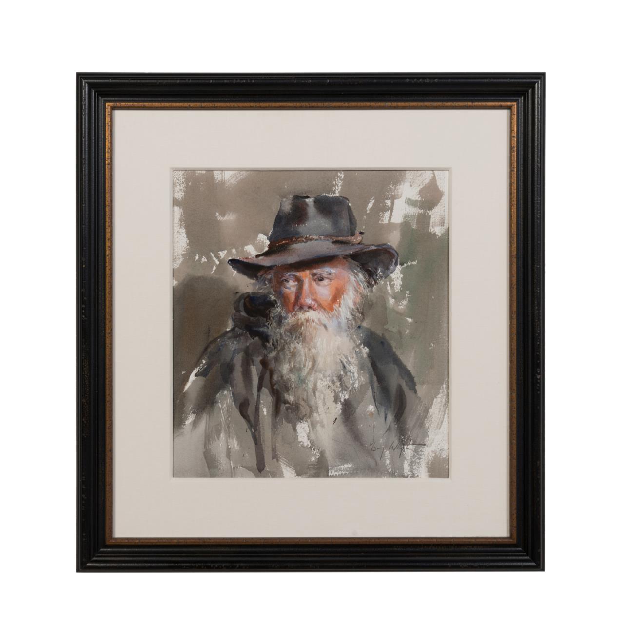 MARY WHYTE, PORTRAIT OF BEARDED