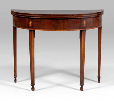 Maryland Federal inlaid card table,