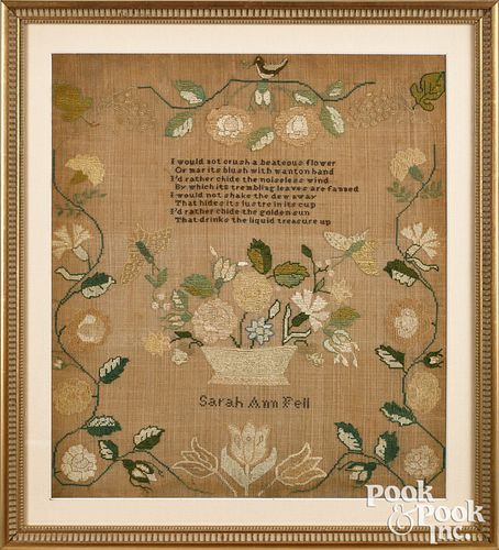 MARYLAND SILK ON LINEN NEEDLEWORK