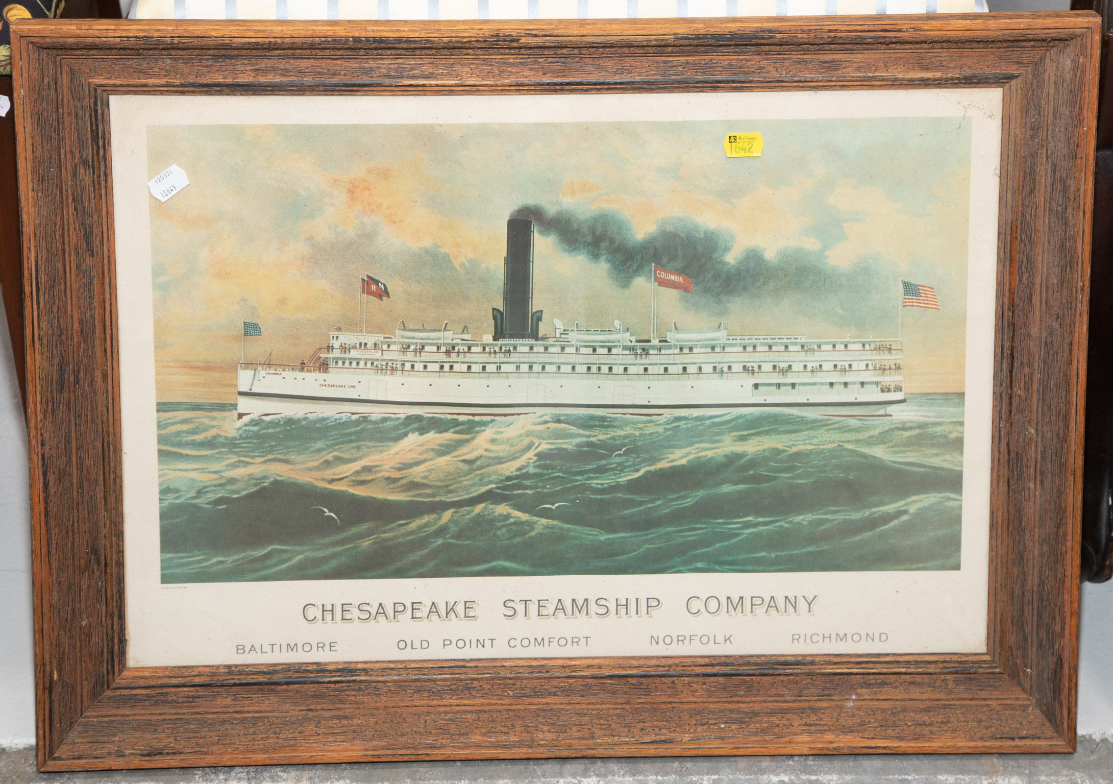 MARYLAND STEAM SHIP COMPANY POSTER,