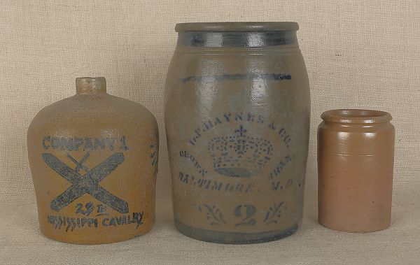 Maryland stoneware crock