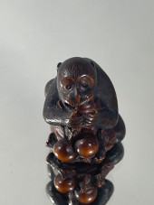 MASANAO: A FINE WOOD NETSUKE O