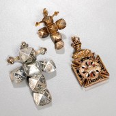 MASONIC JEWELRY GROUP 19th/20t