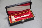 MASONIC PRESENTATION GAVEL IN