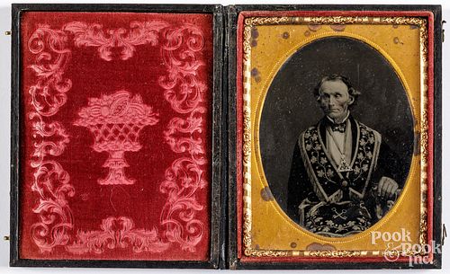 MASONIC TINTYPE PHOTOGRAPHMasonic
