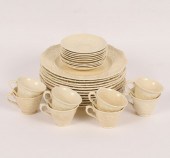 Mason's English creamware dess