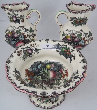 Masons Footed Dish height 16cm