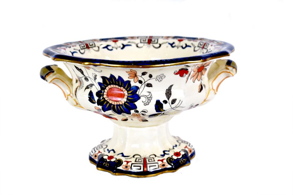MASONS IRONSTONE CIRCULAR FOOTED