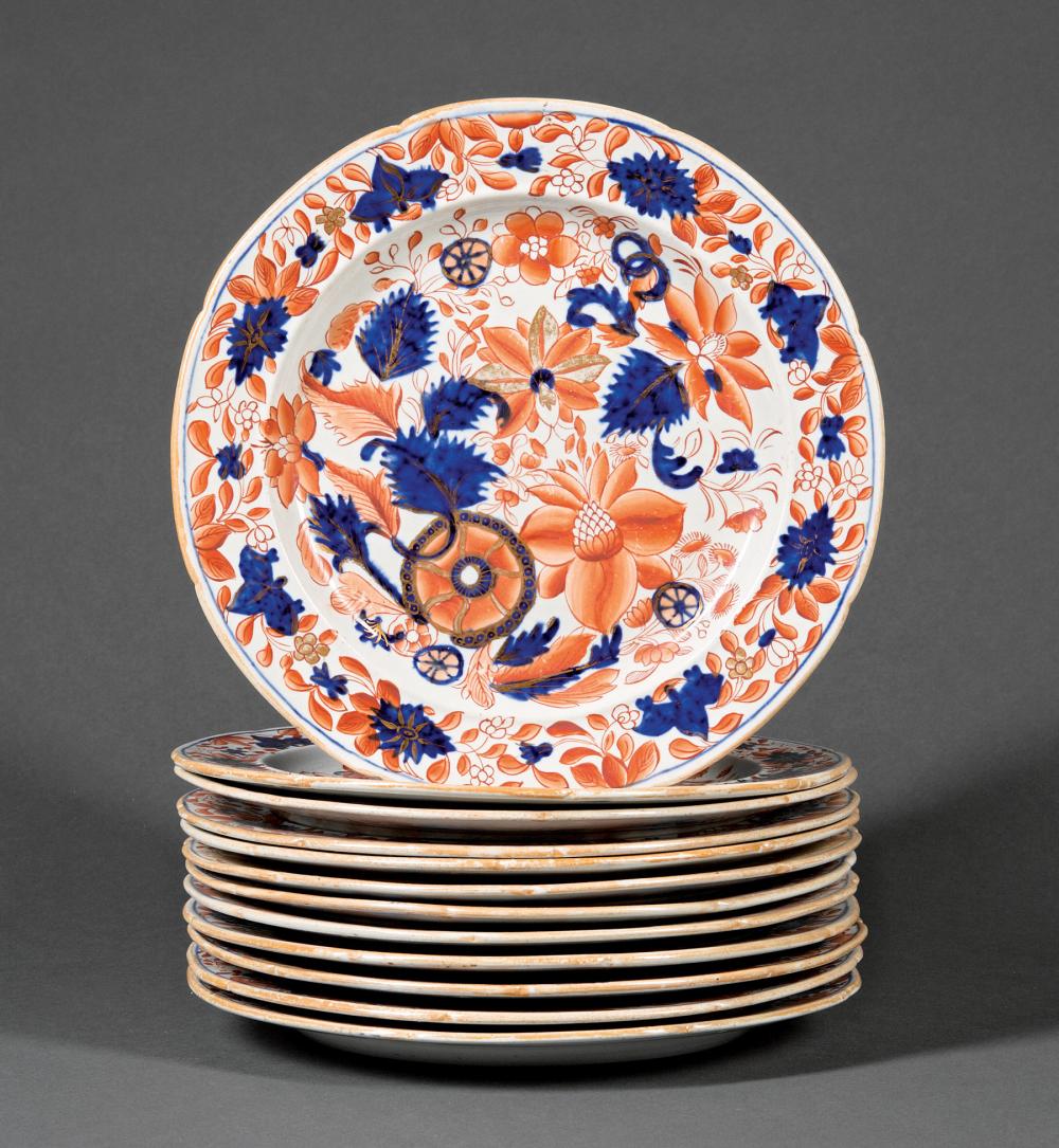 MASON'S IRONSTONE DESSERT PLATESSet