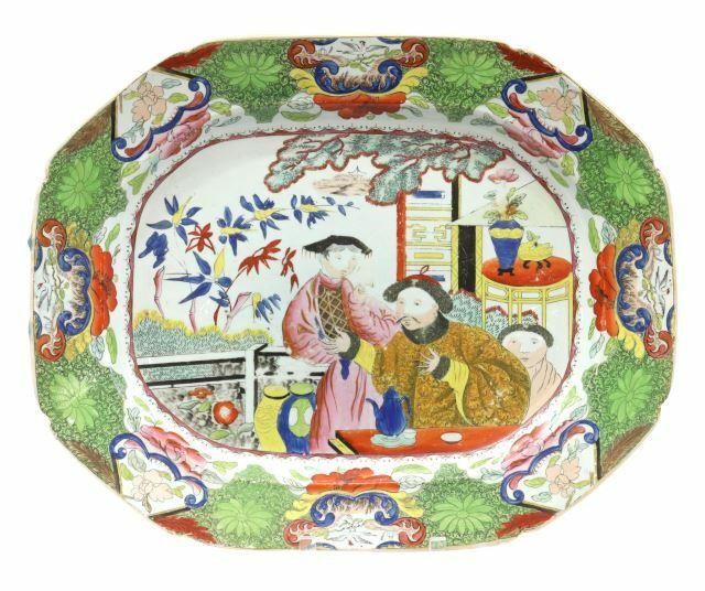 MASONS IRONSTONE 'GREEN MANDARIN'