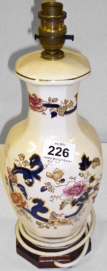 Masons Ironstone Lampbase in the