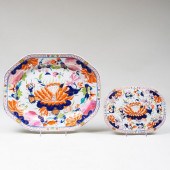 MASON'S IRONSTONE PLATTER AND