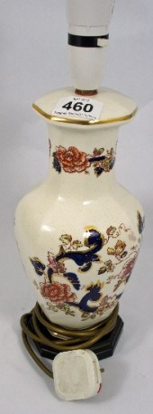 Masons Mandalay Blue Lamp Base