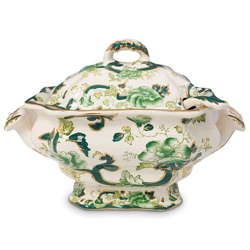MASON'S PORCELAIN GILT TUREEN