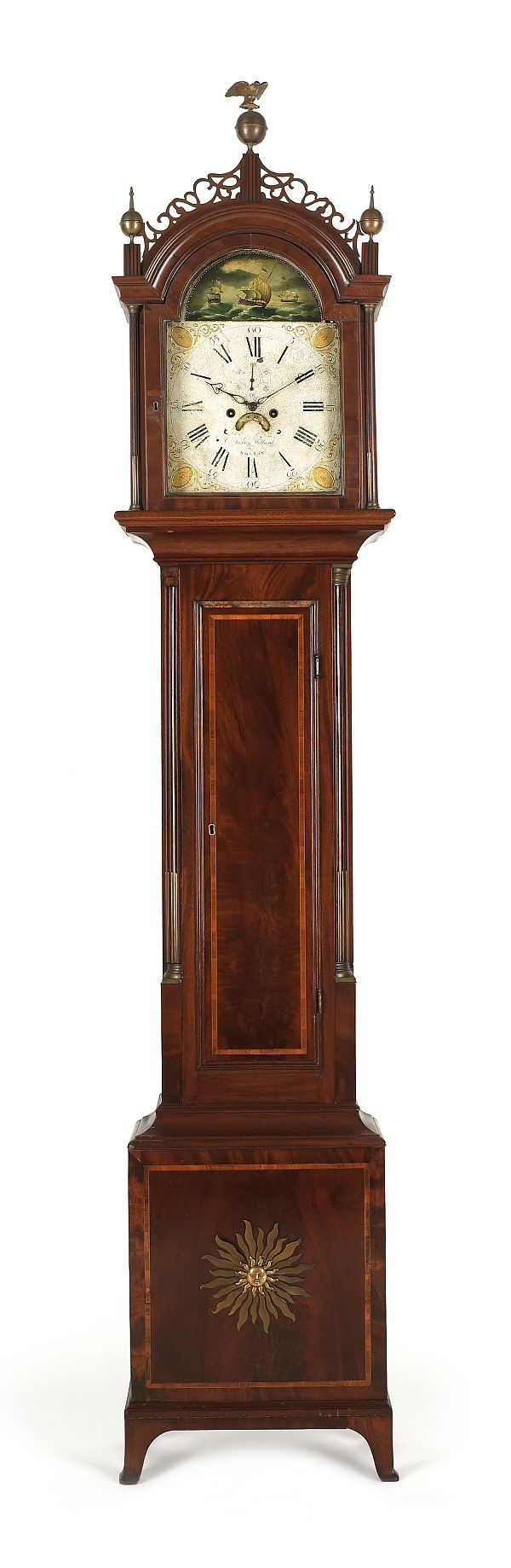 Massachusetts Federal mahogany tall