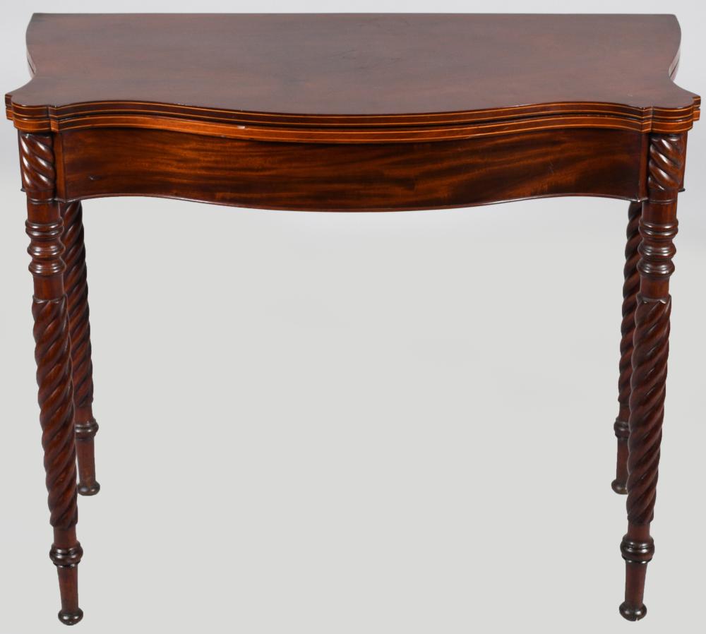 MASSACHUSETTS LATE FEDERAL MAHOGANY